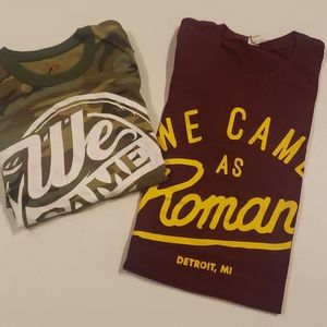 We Came As Roman's 2 pack shirts